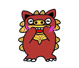 shisa  (Only illustration ) sticker #2176375