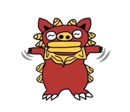 shisa  (Only illustration ) sticker #2176382