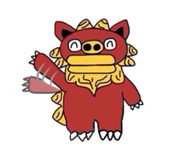 shisa  (Only illustration ) sticker #2176389