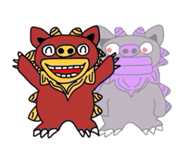 shisa  (Only illustration ) sticker #2176392