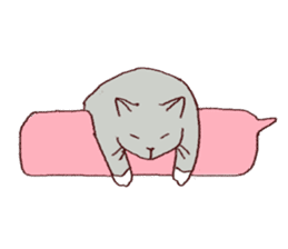 Sleep cat sticker #2176411