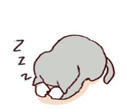 Sleep cat sticker #2176412