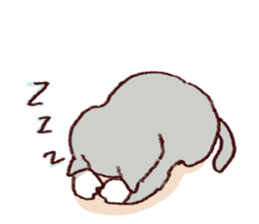 Sleep cat sticker #2176412