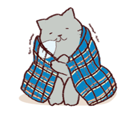 Sleep cat sticker #2176427