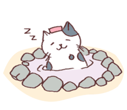 Sleep cat sticker #2176437