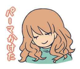 Beauty parlor colorful sticker sticker #2176773