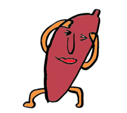 wonderful world of vegetables and fruit sticker #2177167