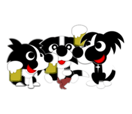 Team POPEPA (The Three Dogs)2 sticker #2177591