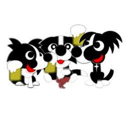 Team POPEPA (The Three Dogs)2 sticker #2177591