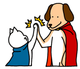 Miracle Catman and Wonder Dogman sticker #2177677