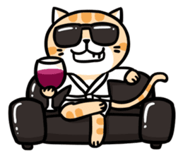 Daily Dull Cat English edition sticker #2178001