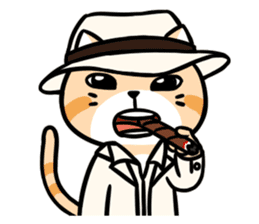 Daily Dull Cat English edition sticker #2178002