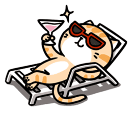 Daily Dull Cat English edition sticker #2178003