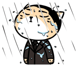 Daily Dull Cat English edition sticker #2178004