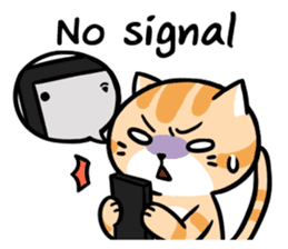 Daily Dull Cat English edition sticker #2178008