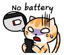 Daily Dull Cat English edition sticker #2178009