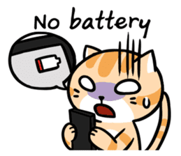 Daily Dull Cat English edition sticker #2178009