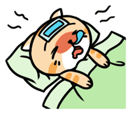 Daily Dull Cat English edition sticker #2178018