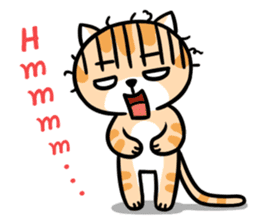 Daily Dull Cat English edition sticker #2178020