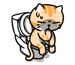 Daily Dull Cat English edition sticker #2178021