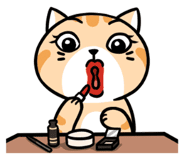 Daily Dull Cat English edition sticker #2178022