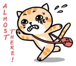 Daily Dull Cat English edition sticker #2178024