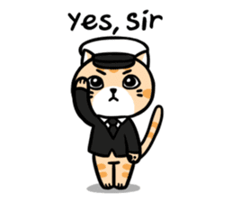 Daily Dull Cat English edition sticker #2178028