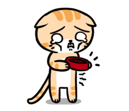 Daily Dull Cat English edition sticker #2178032