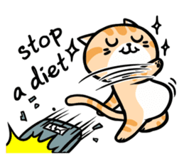 Daily Dull Cat English edition sticker #2178034