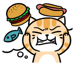 Daily Dull Cat English edition sticker #2178038