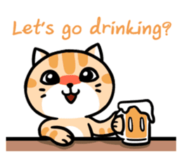 Daily Dull Cat English edition sticker #2178039