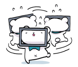 Kuma-nippo bear sticker #2178371