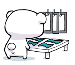 Kuma-nippo bear sticker #2178373