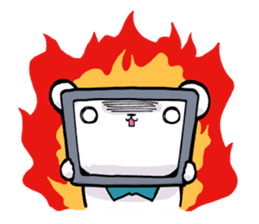 Kuma-nippo bear sticker #2178375