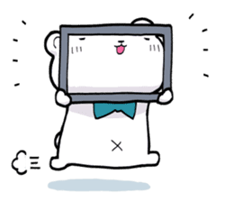 Kuma-nippo bear sticker #2178376