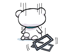 Kuma-nippo bear sticker #2178383