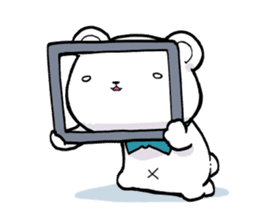 Kuma-nippo bear sticker #2178390