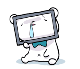 Kuma-nippo bear sticker #2178396