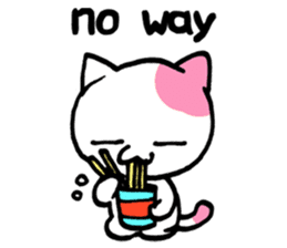 Lazy Cat Goro ENG ver. sticker #2179449