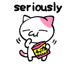 Lazy Cat Goro ENG ver. sticker #2179450