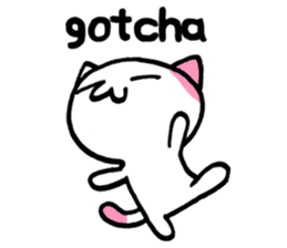 Lazy Cat Goro ENG ver. sticker #2179453