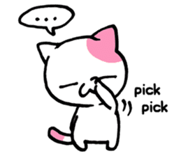 Lazy Cat Goro ENG ver. sticker #2179461