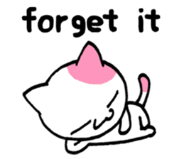 Lazy Cat Goro ENG ver. sticker #2179464