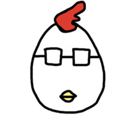 Businessman chicken sticker #2179680