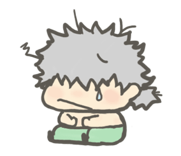 Of unruly hair "Wasa" sticker #2180876