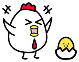 Chick and Mr. Chicken sticker #2181523