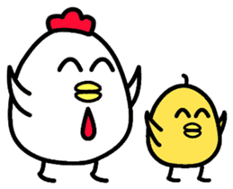 Chick and Mr. Chicken sticker #2181525