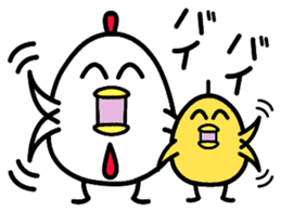 Chick and Mr. Chicken sticker #2181530