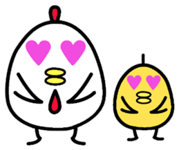 Chick and Mr. Chicken sticker #2181534