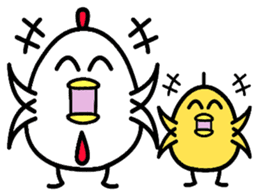Chick and Mr. Chicken sticker #2181538